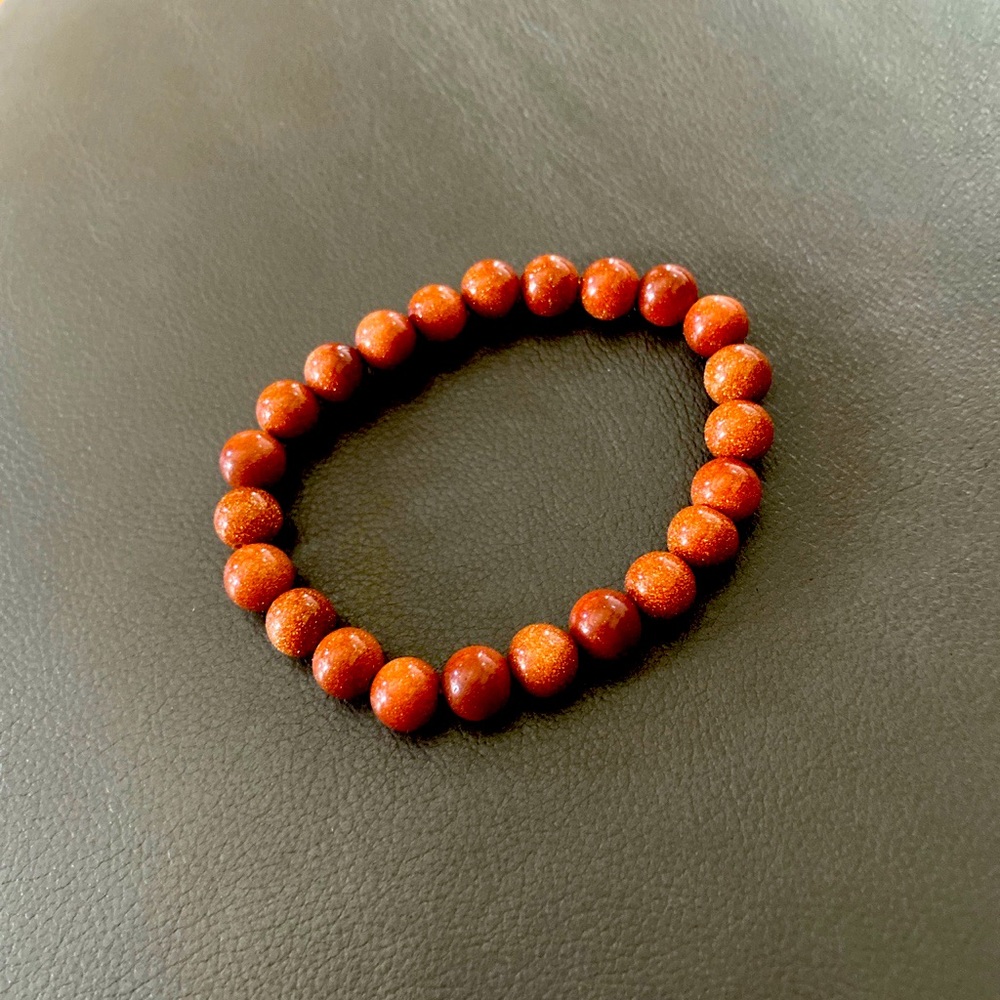 Beautiful goldstone bracelet